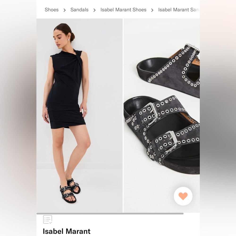 ISABEL MARANT
Lennyo suede sandals